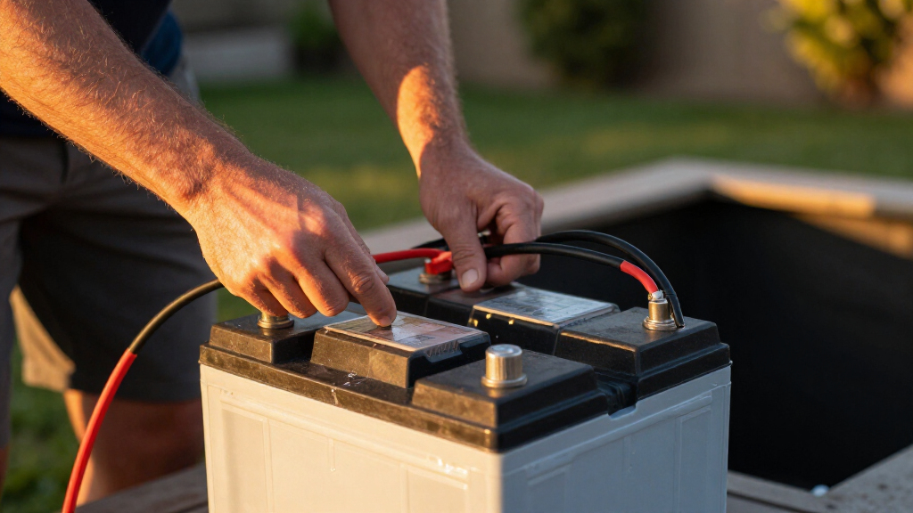 backup sump pump system battery