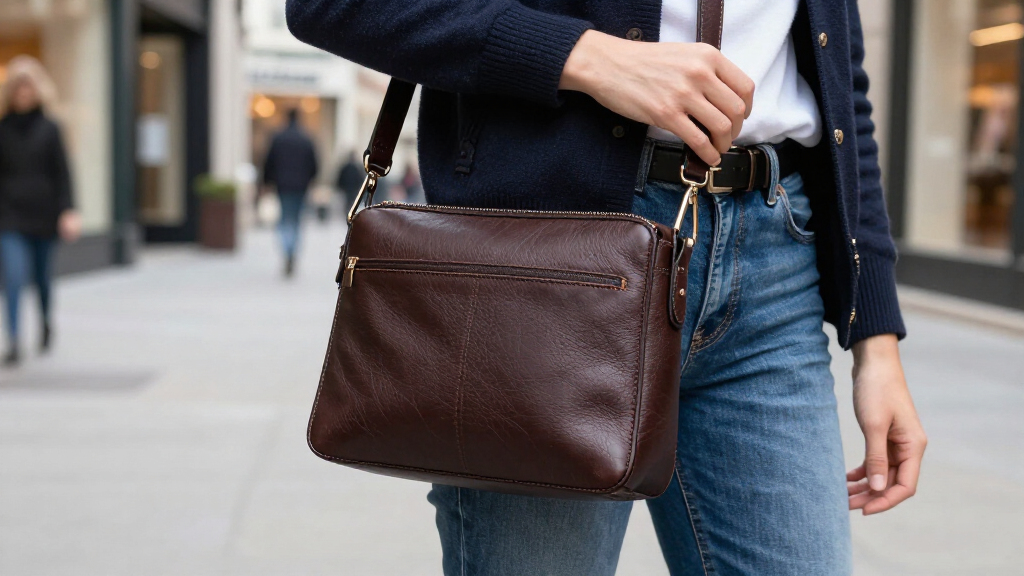 full grain leather crossbody bags for everyday use
