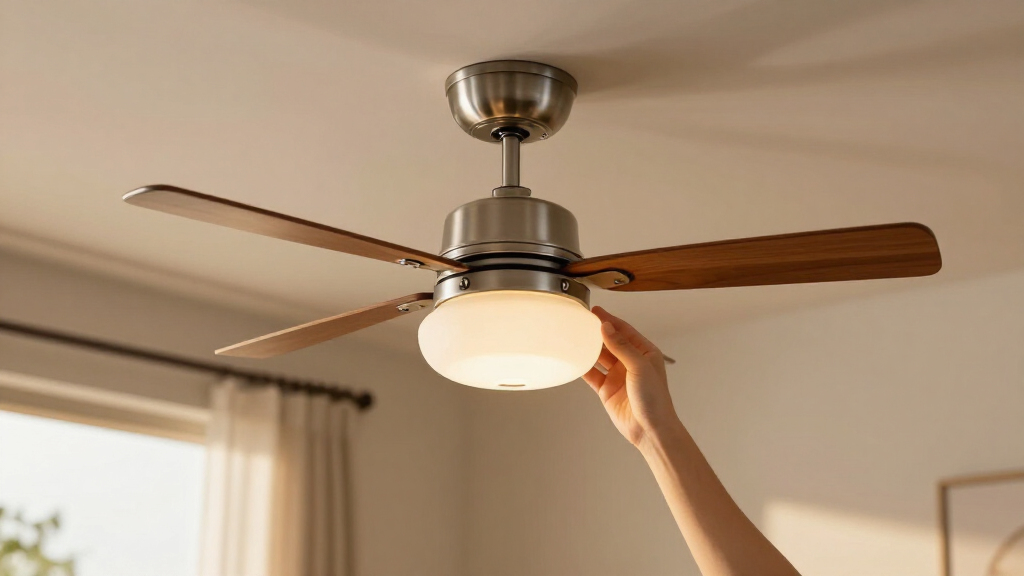 flush mount ceiling fan with light