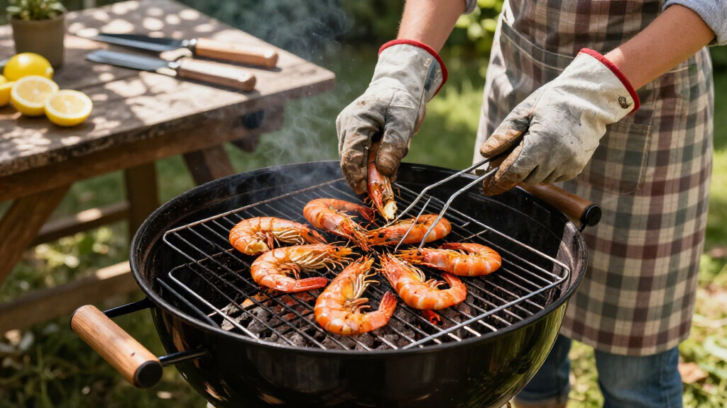 grill basket for shrimp