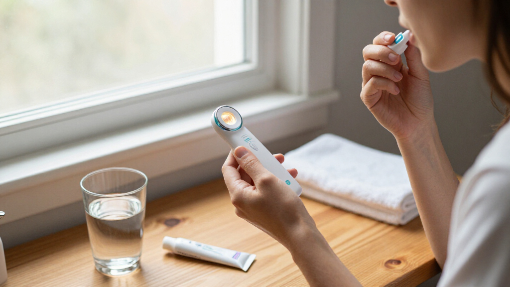best at home teeth whitening device with led