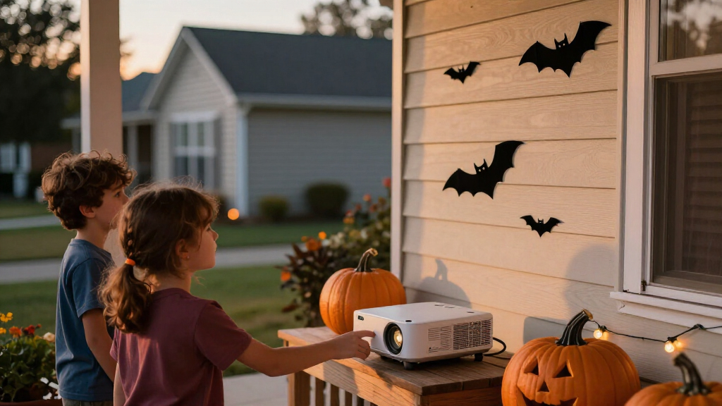 mini projectors for Halloween decorations