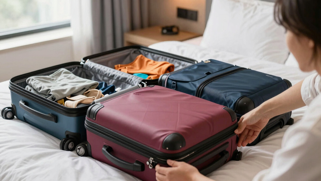 compact travel luggage sets