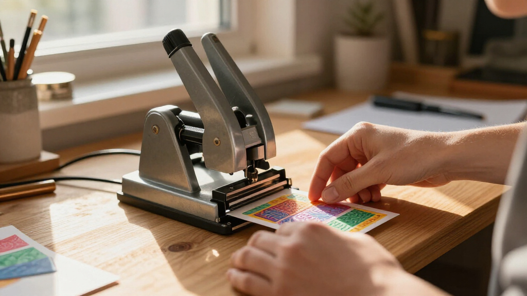 embossing machine for cards