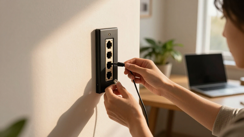 wall plate for ethernet 6port