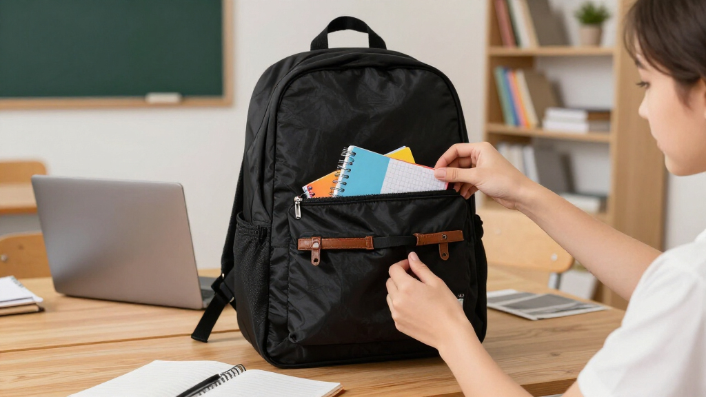 fashionable backpack for school