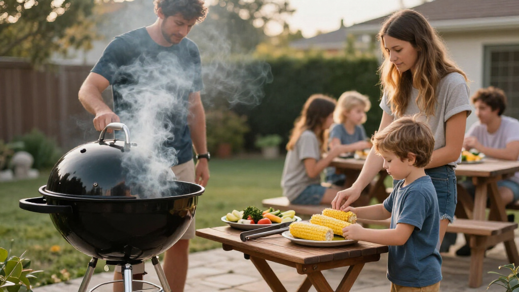 charcoal grill smoker combos