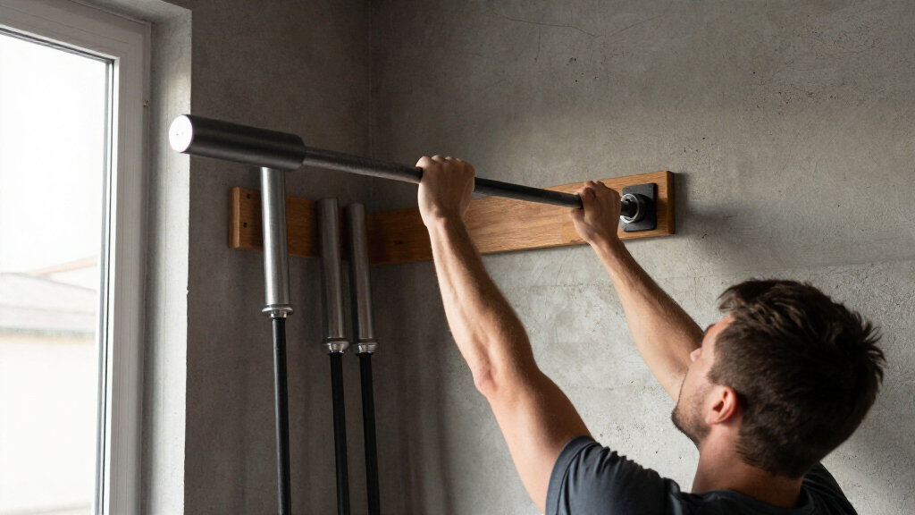 barbell storage wall mount