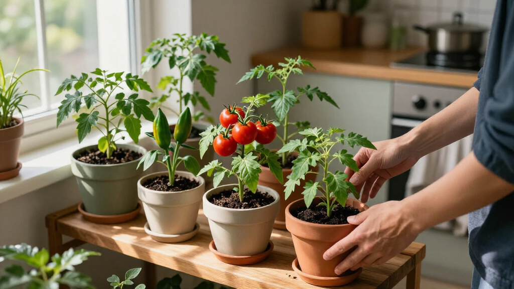 best indoor garden for tomatoes and peppers