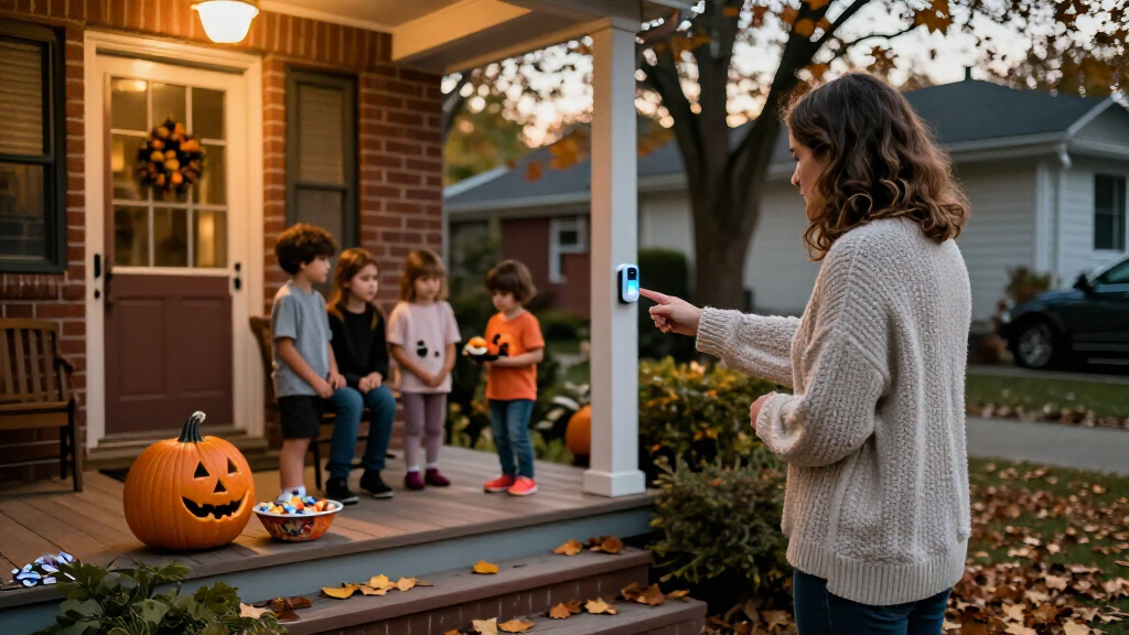 smart Halloween doorbells