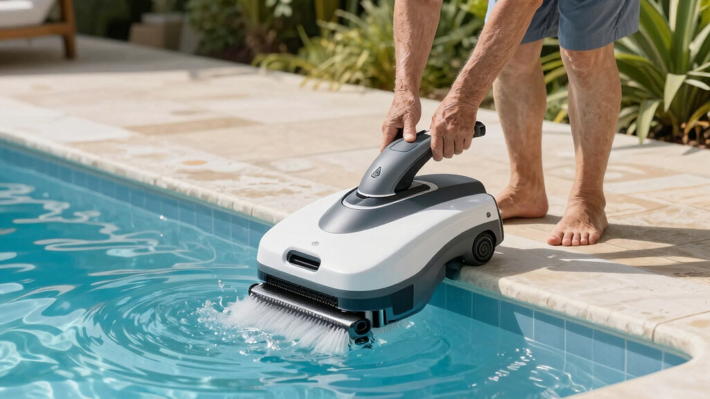 robotic pool cleaner with ultrafine filter