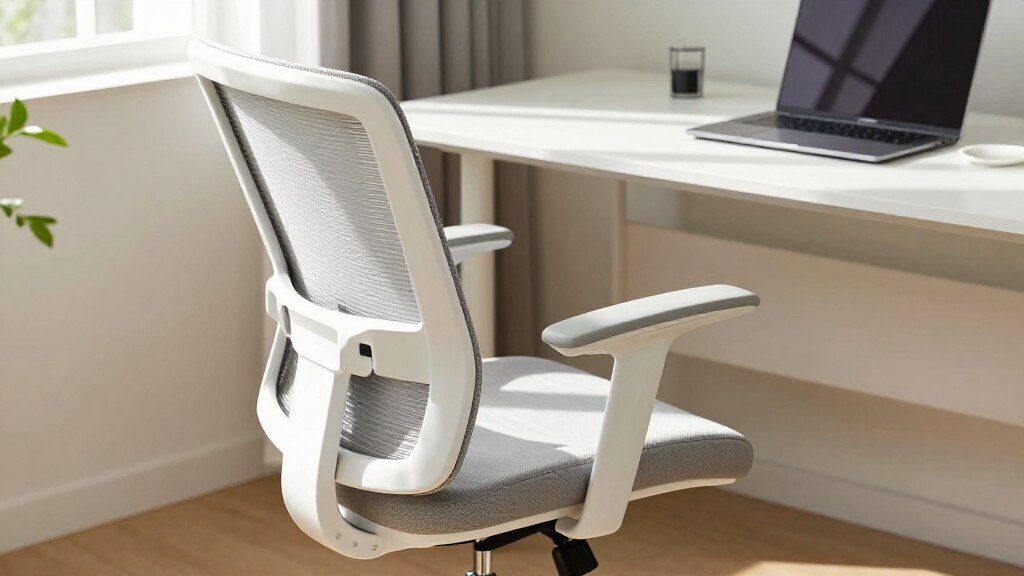 best white ergonomic office chairs