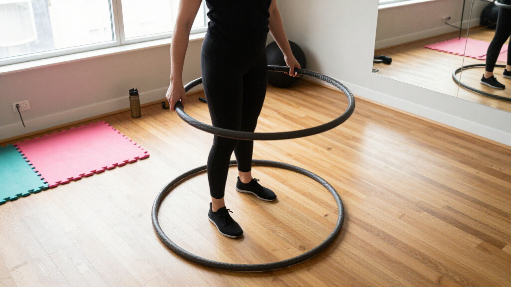 weighted hula hoops workout