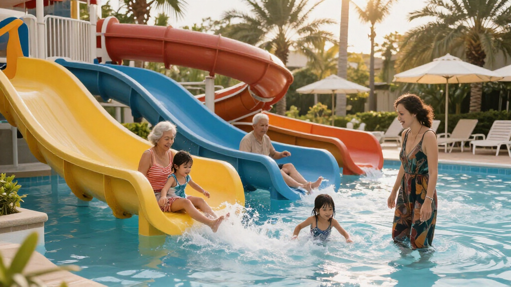 hotel water park for multigenerational trips