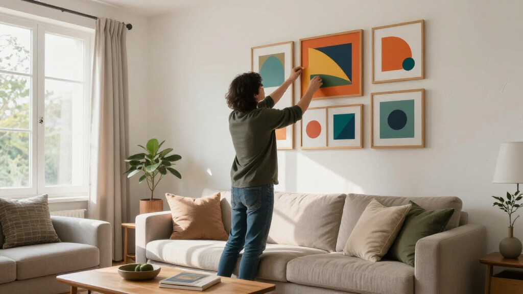 modern geometric wall art