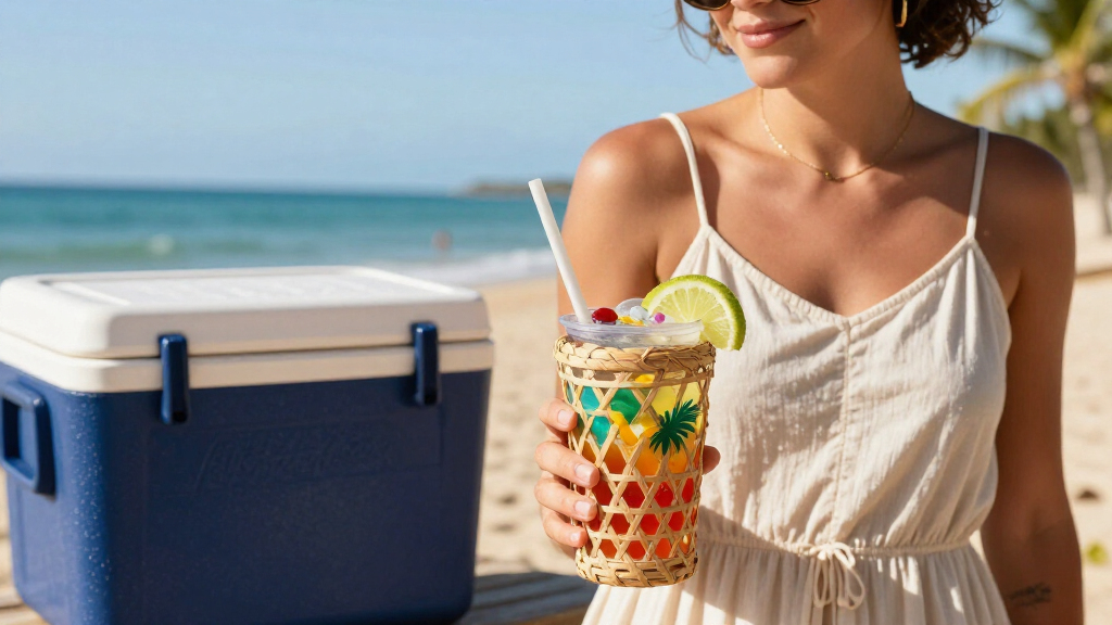 best tropical drinkware and coolers
