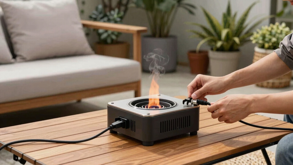 portable electric fire pits