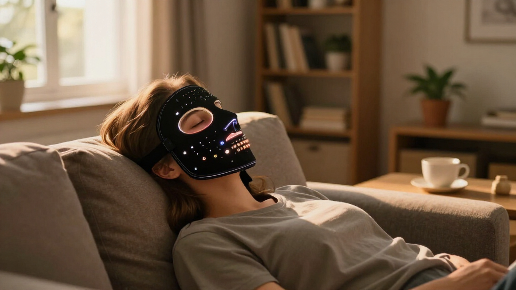 best led mask with multiple light modes