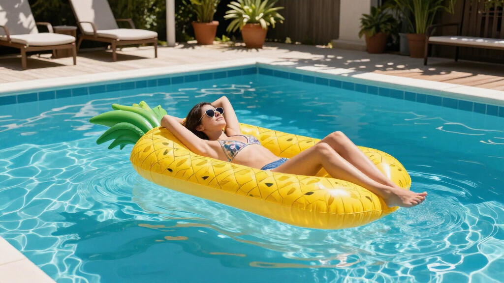 inflatable pool floats