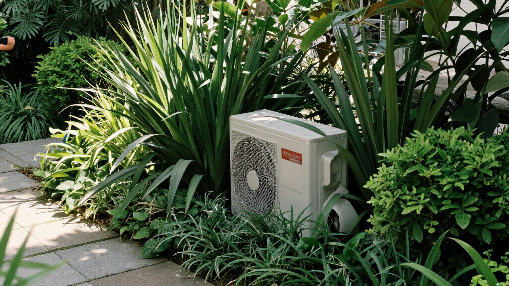 best plants for hiding AC units