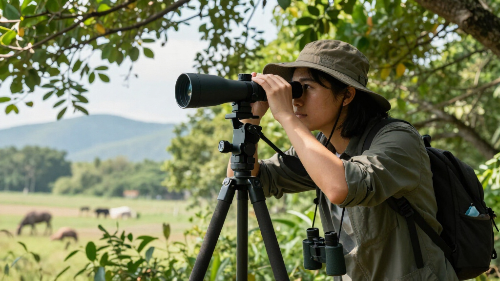 spotting scope for birding and wildlife