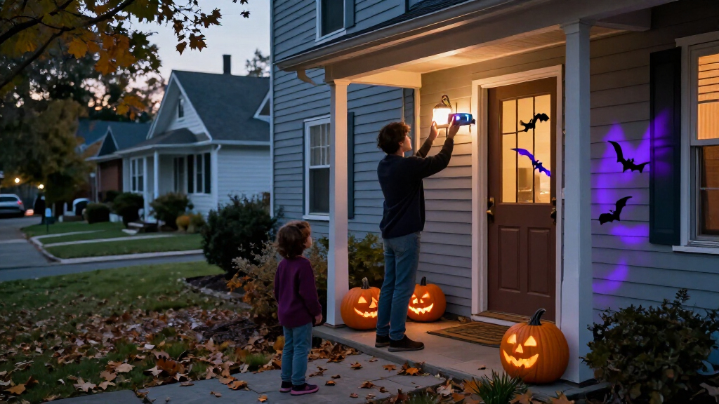 Halloween projection lights
