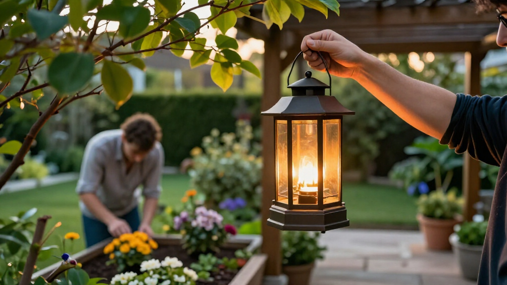 solar garden lanterns