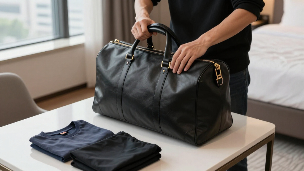 luxury rolling duffel bags for frequent flyers