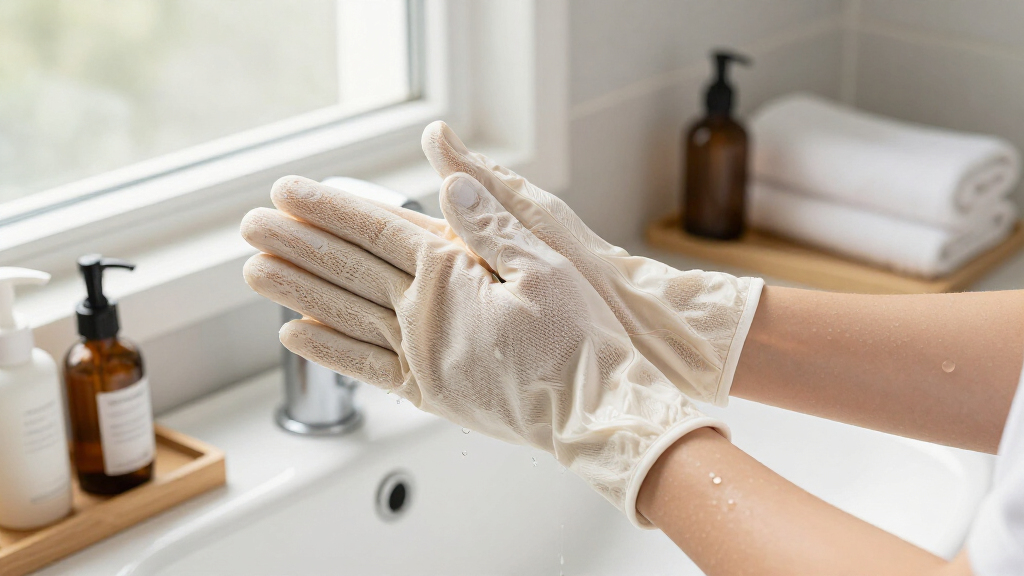exfoliating gloves