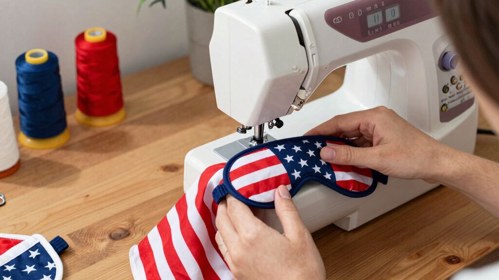 personalized patriotic sleep mask