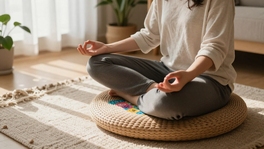 affirmation meditation cushions