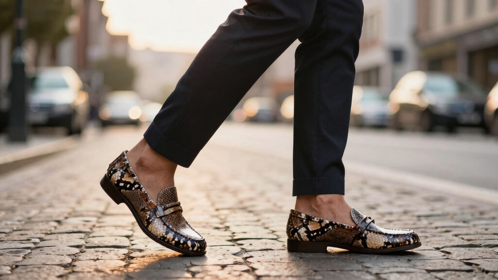 best snakeskin loafers