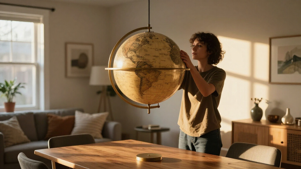 oversized globe pendant lights
