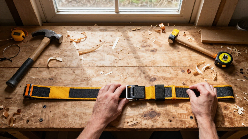 heavy-duty work belts for tradespeople