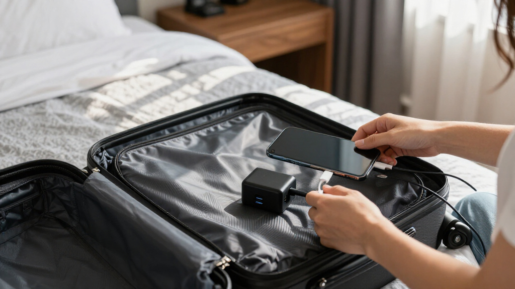 carry on suitcase with built in usb charger