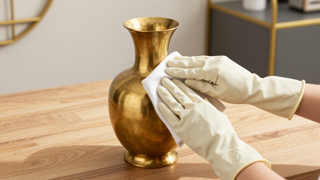 way to clean brass