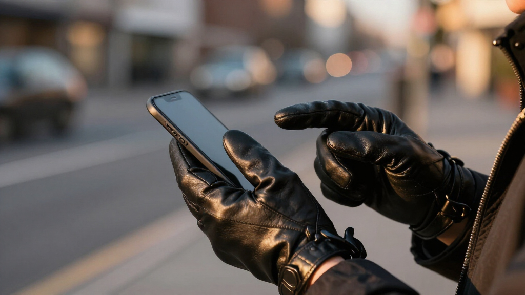 8 Best Touchscreen Leather Gloves That Combine Style and Functionality