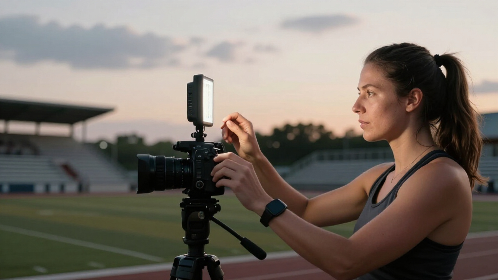 best battery powered LED lights for sports interviews