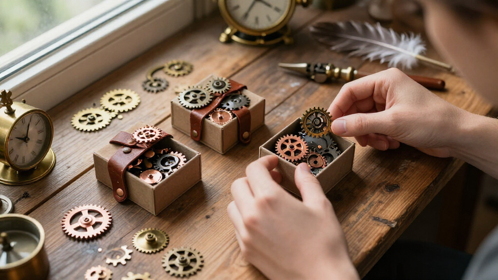essential steampunk wedding favors