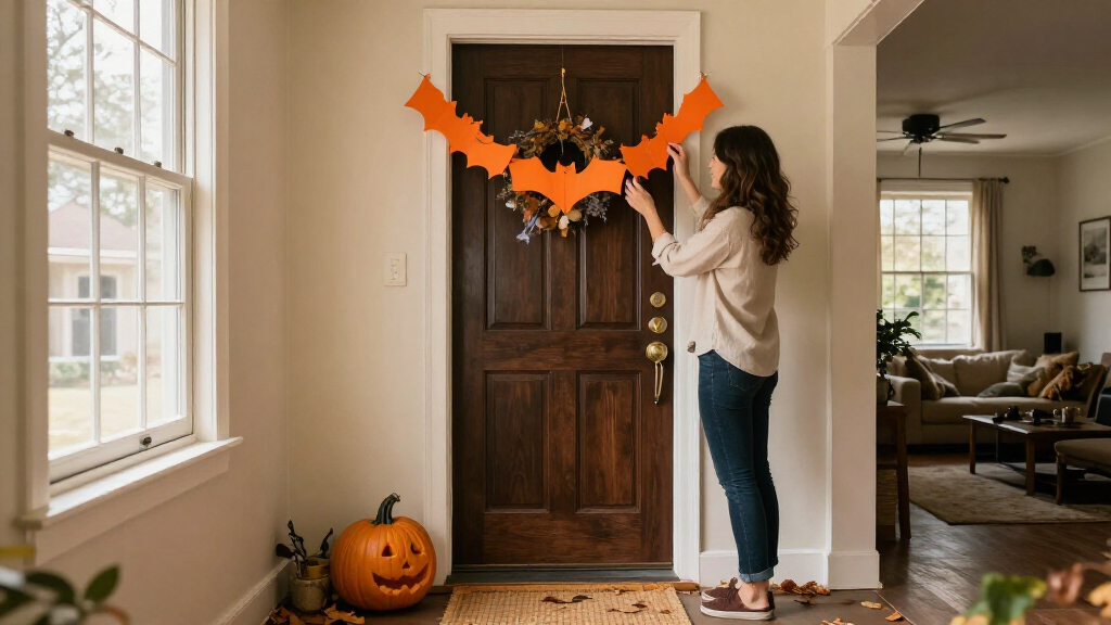 Halloween door decorations