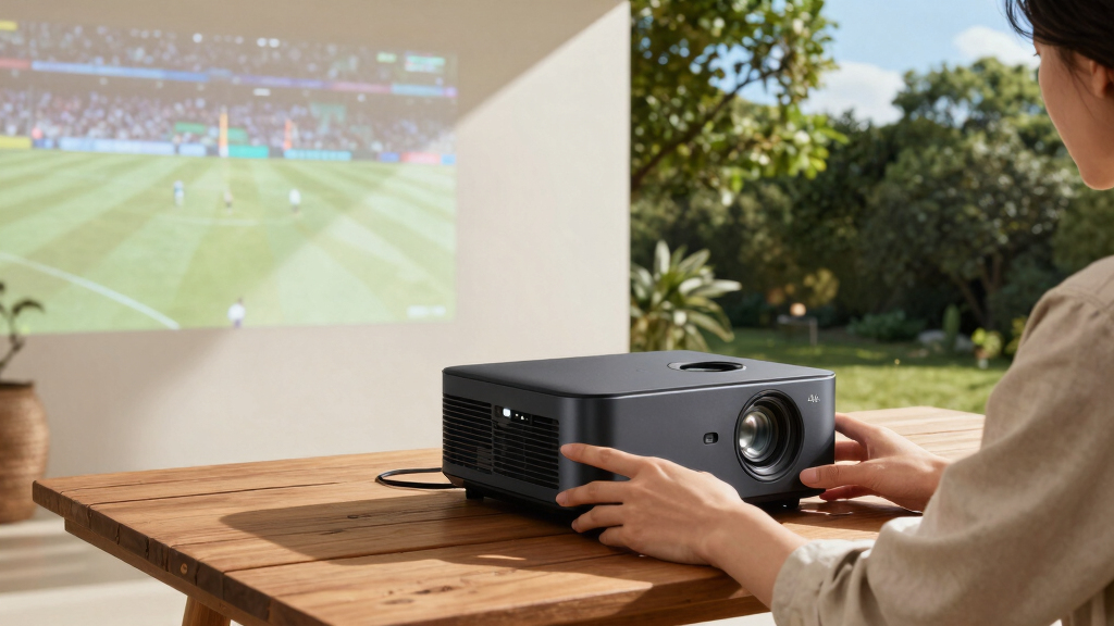 4K outdoor projectors for sports