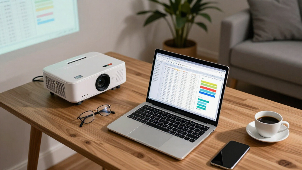 best office projector for spreadsheets and charts