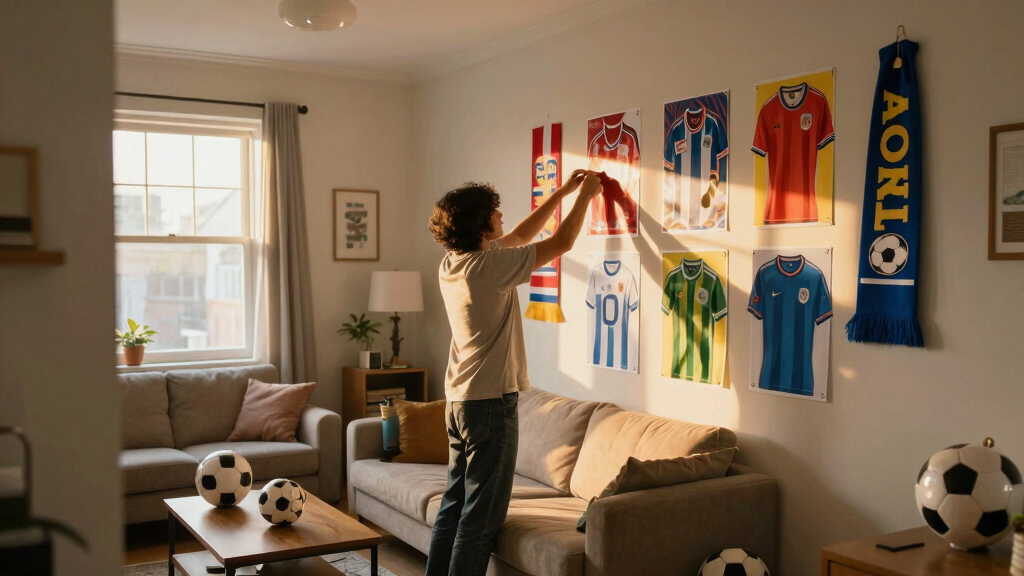 soccer fan wall art