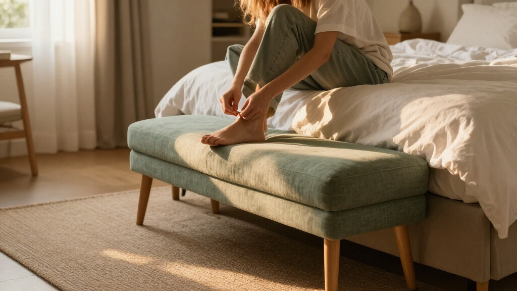 upholstered bedroom benches