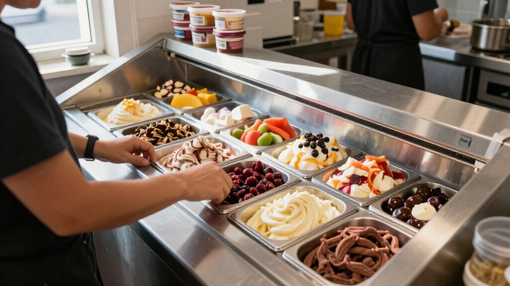commercial refrigerated prep rail