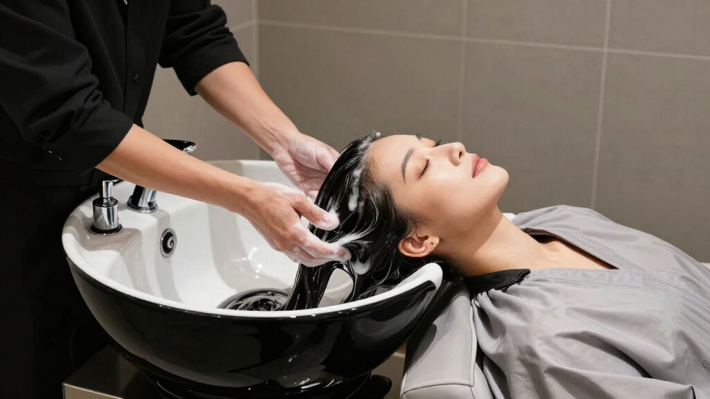 complete salon backwash station