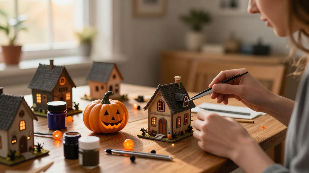 Halloween miniature model kits