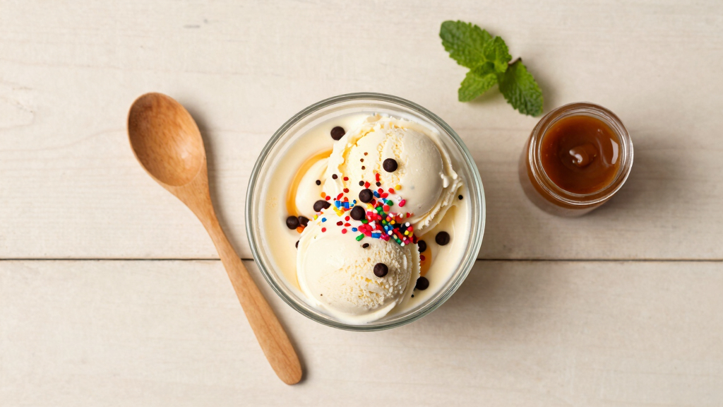 ice cream toppings and sprinkles