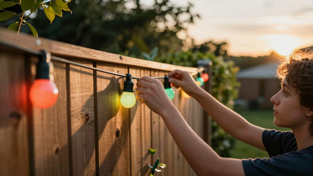 patriotic outdoor string lights