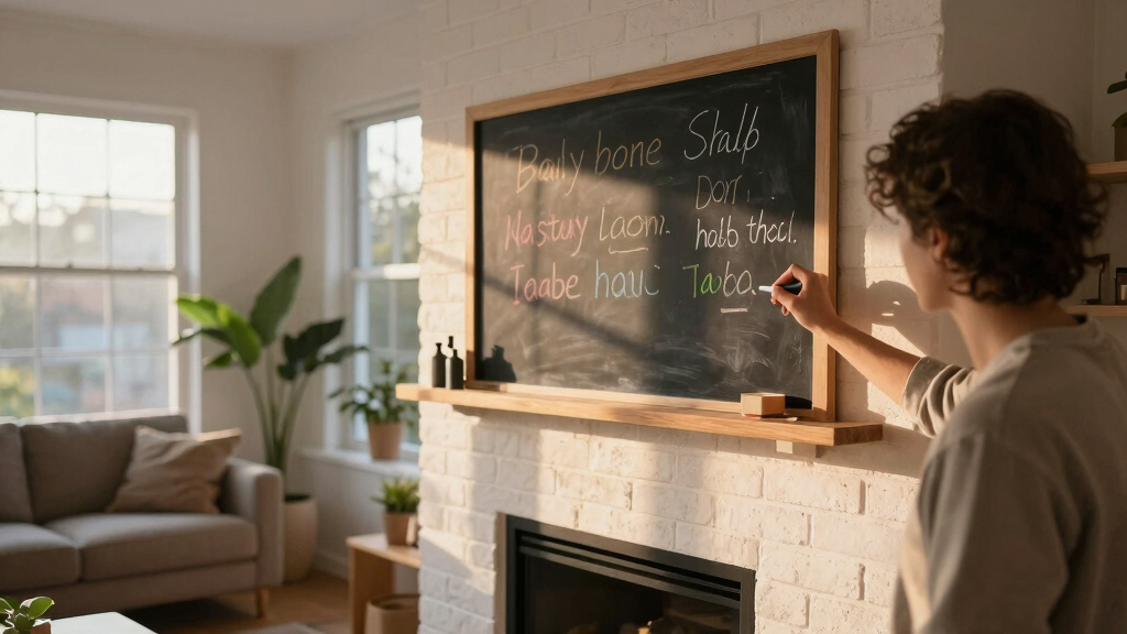 best fireplace chalkboards
